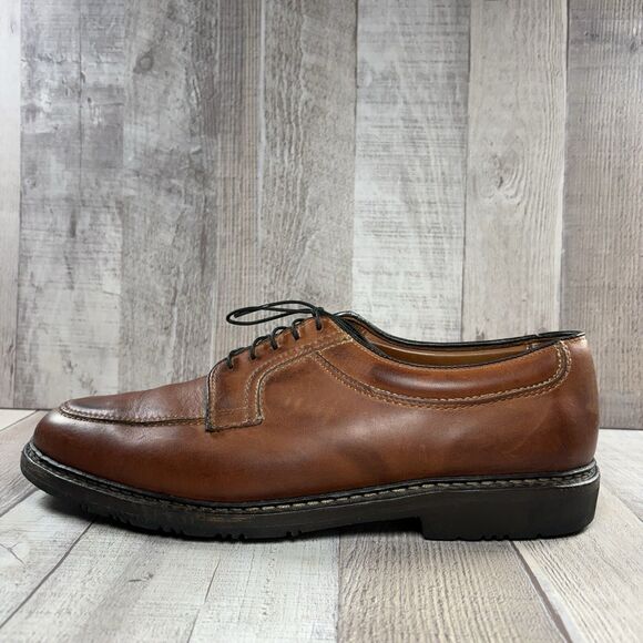 Allen Edmonds Wilbert Men\'s Size 11 D Derby Dress Shoes Leather Split Toe Brown main image 9